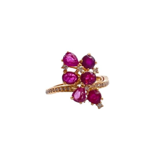 Rose Ruby Stone Ring