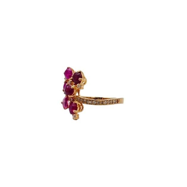 Rose Ruby Stone Ring