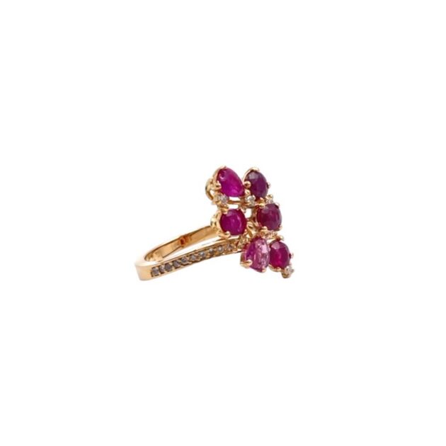 Rose Ruby Stone Ring